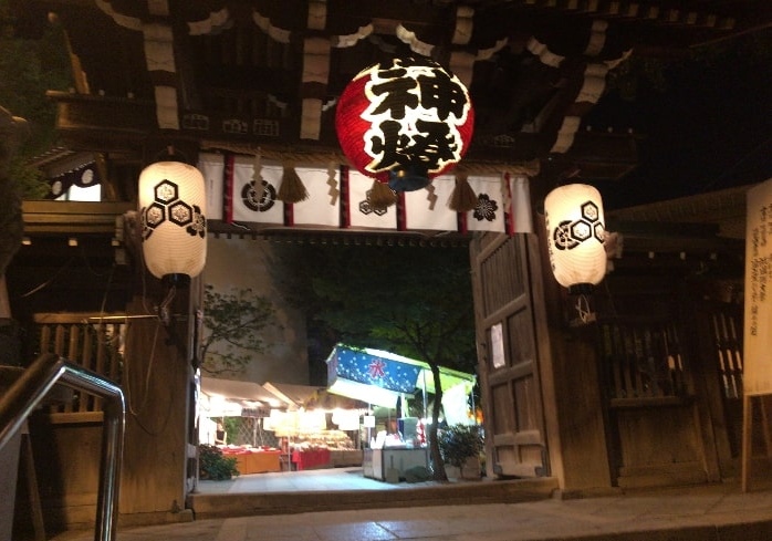 博多祇園山笠「追い山」当日の櫛田神社