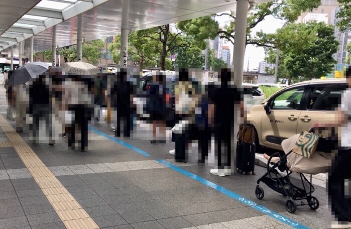 博多駅のタクシー乗り場